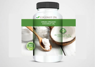 Coconut-Oil-Label-design